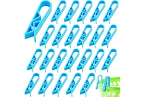 CPJJ 40 PCS Clip para Bolsas de Basura,Pinzas para Bolsas de Basura,Cubo de Basura de Plástico Reutilizable,Clip para Contenedor de Basura,Clips de Bolsas de Contenedor