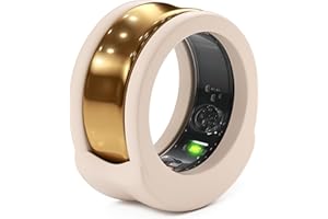 Rinfit Smart Ring Protector - Silicone Ring Enhancer for Active Lifestyle and Gym - SportFit U.S. Design Patent - Nude, Size 7