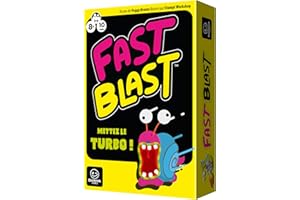 ACT IN GAMES FAST BLAST - jeu de carte frénétique - rapidité et observation - de 3 à 6 joueurs - dès 8 ans - jeu de société d'ambiance - jeu immédiat et rapide - jeu de poche - petit jeu - Blackrock Games