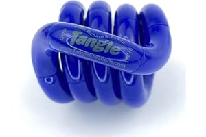 Tangle Jr. Solid Blue - Genuine Fidget - Fidget Toy for Kids and Adults