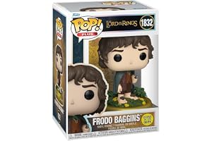 Funko Pop! Plus: Lord Of The Rings S9 – Frodo Baggins - Lyser upp i mörkret - samlarfigur i vinyl - presentidé - officiella v