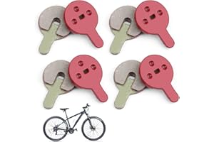 DEWFIGS ㅤ Lot de 8 Plaquettes de Frein Trottinette Électrique et Vélo, Plaquette de Frein VTT, Semi Métallique Résine, Universelles pour Disque à Huile, Compatibles avec BB5 M446, Durables et Efficaces