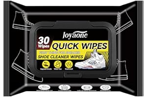 JOYAONE Salviette per scarpe, 30 pezzi per confezione, salviette per scarpe da ginnastica, salviette detergenti rapide, portatili da viaggio, naturali per scarpe da ginnastica, corsa, golf, scarpe da tennis