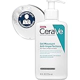 CeraVe Gel Moussant Anti-Imperfections | 236 ML | Gel Nettoyant Visage Purifiant à l’Acide Salicylique | Réduit les boutons e