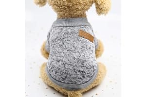 SMDARROY Haustier Hund Katze Pullover, warme Hunde Pullover Katze Kleidung, Fleece Haustier Mantel für Welpen