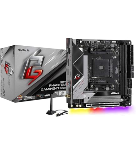 GIGABYTE B550I AORUS Pro AX (AM4 AMD/B550/Mini-Itx/Dual M.2/SATA