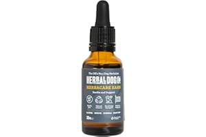 Herbal Dog Co Natural Dog Ear Drops, 30ml - Itchy Ears Tonic for Dogs & Puppies - Cleans Ears, Stops Scratching - All-Natural, Vegan, Made in UK
