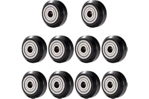 Lyeteung 10 Piezas Impresora 3D POM Rodamiento 625zz, Polea de Plástico Rodamiento lineal, Compatible con Impresora 3D Creality Ender 3, Ender 5, CR-10 y CR-10 S Series