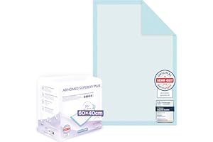 ARNOMED Krankenunterlagen 60x40cm, 30x saugstarke Inkontinenzunterlagen Einweg, Wickelunterlage für Babys, 5-lagige Zellstoff Unterlagen fürs Bett bei z.B. Inkontinenz, Wickelunterlage Einweggebrauch