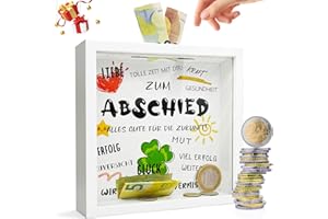 HEDAKANG Abschiedsgeschenk Kollegen Abschied Kollegin Jobwechsel - Geschenke für Kollegen Sparbüchsen Office Lustige Dankeschön Geschenke Chefin Chef Glückskekse Geldgeschenke Verpackung Büro Deko