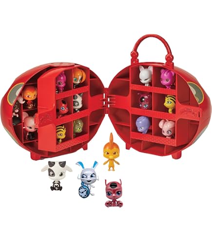 Miraculous Ladybug - Mini univers Chibi Boulangerie - Mini figurines Marinette et Adrien incluses - P50551 - Bandai