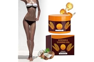 CYNAMUS Bronzage Accéléré Crème Solaire, 150g Intensive Bronzage Gel Bronzage Gel Autobronzant Pour Le Corps Pour La Protection De La Peau Et Le Bronzage Rapide Dans Les Bains De Soleil Et À L'extérieur