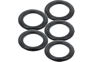 tecuro Universal Lippendichtung Ø 43 mm, für Siebkörbchen - Siebkorbventil - Dichtung für Küchenspüle - 5 Stück