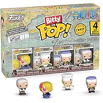 Funko Bitty Pop! 4 Pack: One Piece - Sanji, Zeff, Krieg, Mystery