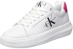 Calvin Klein Jeans Chunky Cupsole Laceup Mon Lth Donna, Scarpe da Ginnastica