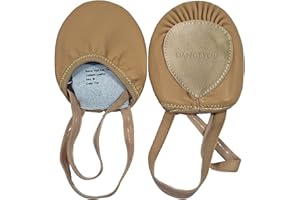 DANCEYOU Halbsohlen Ballettschuhe Ballettschläppchen Pirouette Tanzschuhe Schläppchen für Mädchen Kinder Damen