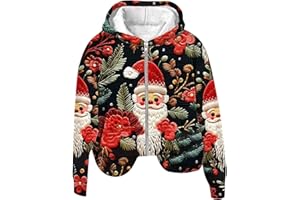 GENERIC Ugly Pull Noel Rigolo Femme Hiver Sweatshirts Pull Noël Femme Sweat Drole Pull de Noel Femmes,Pull Noel Famille Assortis,Pull Noel Moche,Noël Sweat Polaire Femme Hiver Chaud Hoodie