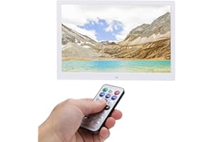 BTER Digital Picture Frame, 15 Inch Digital Photo Frame ​with 1280x800 HD LED Screen and Remote Control, Electronic Picture Frame Supports 16GB Storage & 720P Video, for Friends and Family(UK)