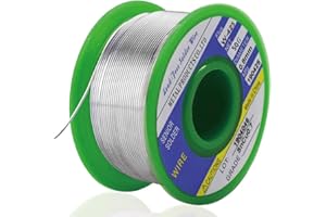 HAPPY FINDING Saldare, saldatura senza piombo con anima di colofonia (Sn99.3 Cu0.7/0.8mm, 50g)