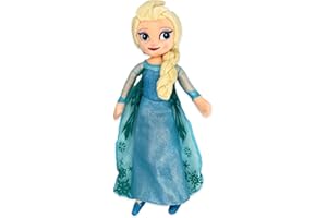 BJPERFMS Peluche Elsa, 40CM Peluche Reine des Neiges, Poupee Peluche Elsa, Jouet en Peluche Frozen Elsa, Plush Doll Elsa, Animaux Peluche Mignonne, Cadeau d'anniversaire, pour Enfants Adultes