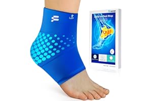 Fitomo Poche de Glace Cheville 3D ThermalLock - Pack Froid/Chaud Réutilisable pour Cheville, Soulage Entorse et Tendinite, Gel Cryo 25% Plus Longtemps, Compresse Sport 500+ Utilisations (1 Unité, XL)