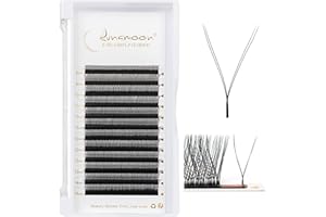 YY Cils YY Extension de Cils YY Lashes 2D Lashes Cils Volume Russe YY Premade Fans Lash Extensions par Lunamoon(YY-0.07-C-Mix8-15)