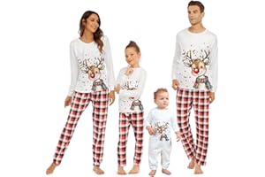 Neufigr Pijama Navidad Familia,Pijamas Navideños Familiares,Pijamas De Navidad para La Familia