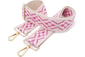 KOCRIS CASA Tracolla Per Borse Donna Borsa Colorate 5cm Cinghia Larga Tracolla Catena Crossbody Ricambio Tessuto Regolabile Cintura Cinghie Spalla Accessori Gold A04