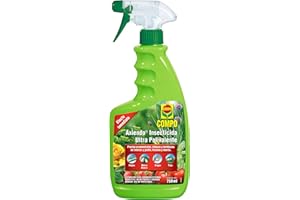 COMPO Axiendo Insecticida ultrapolivalente, Para plantas de interior y exterior, Efecto duradero, Envase pulverizador, 750 ml