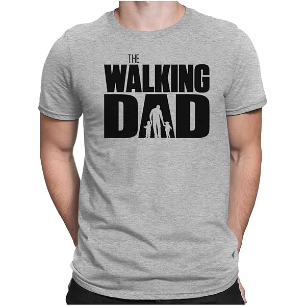 THE WALKING DAD Spruch Papa Vater Geschenk Mann Dead Retro T-Shirt
