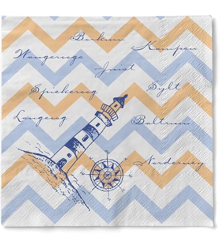 MANK Tissue Servietten – 33x33 Cm, 1/4 Falz, Design „Kreta“ (Pistazie), 100 Stück – Für Gastronomie & Feiern