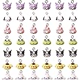 HBSTUDIO Cute Cartoon Resin Charms,Jewelry Making Bulk, 3D Mini Charms Pendant Cartoon Animal Ornament DIY Cute Charms for Bracelets(42 pcs)
