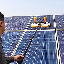 Spazzola Telescopica 7m Con Getto Acqua - Per Lavare Finestre, Auto E Pannelli Solari