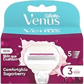 Gillette Venus Comfortglide Sugarberry Yedek Bı&ccedil;ak Kadınlar İ&ccedil;in 5 Bı&ccedil;aklı 3 Adet