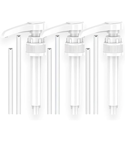 Lot De 2 Pompes Doseuses Pour Bouteille 1L - Compatible Filetage 28/410, Idéal Sirop, Shampooing, Liquides Visqueux