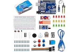 LAFVIN Basic Starter Kit with R3 CH340,Breadboard + Retail Box Compatible with Arduino IDE