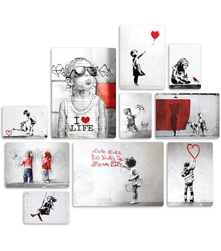 Lot De Tableaux Muraux Novart - Décoration Gaming Pour Chambre Ado - Prêt à Accrocher - N002667c