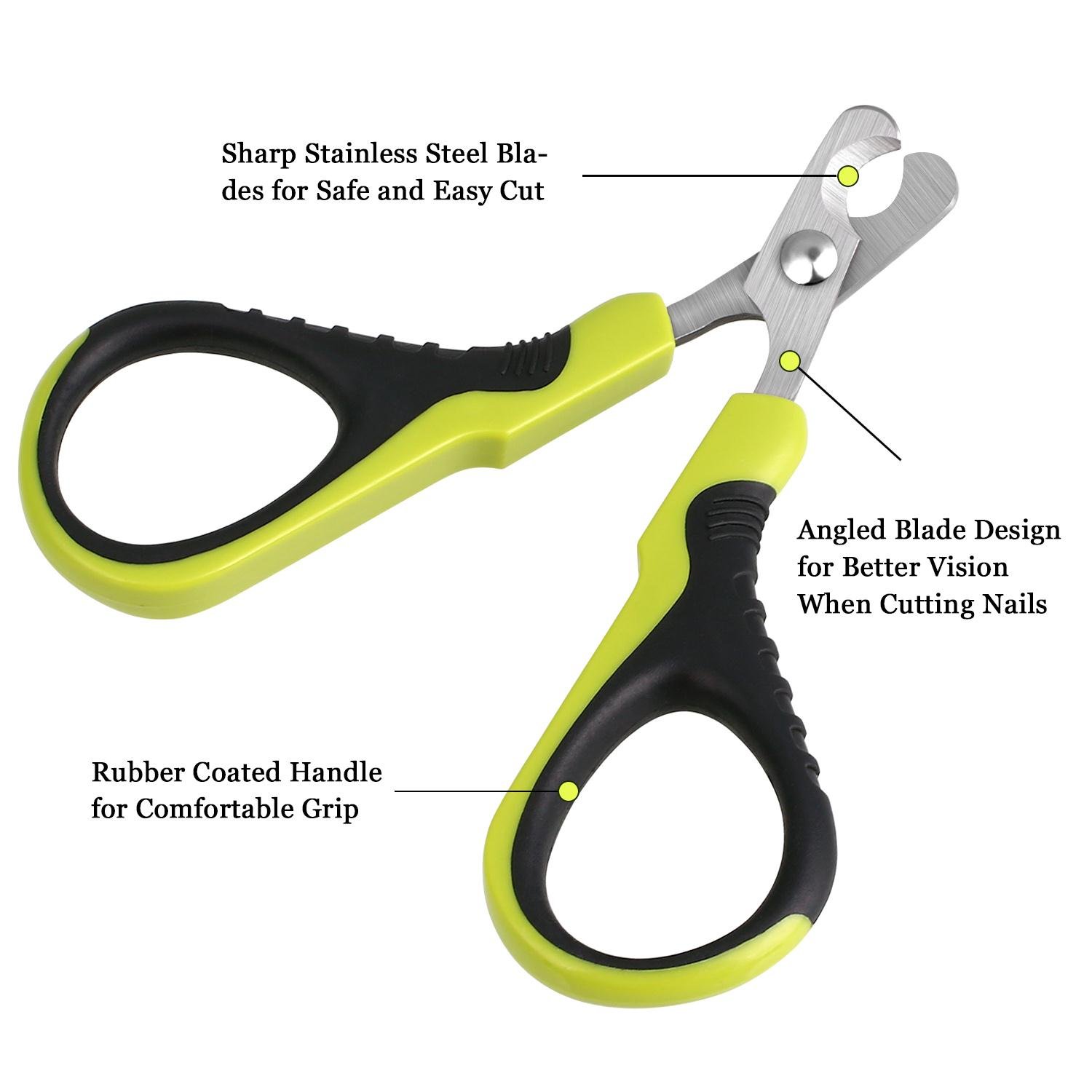 Pecute Cat Nail Clippers Sharp Stainless Steel Professional Pet Nail Trimmers for Cat,Small Breed Dog, Rabbit And Small… - immagine 3