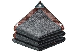 BNDDUP Filet D'ombrage Bache pour Pergola 5×7M Filet Anti Chaleur Extérieur Noir avec œillets Taux d'ombrage de 85%, pour Serre Jardin Couverture Potager Terrasse