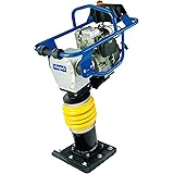 scheppach VS1000 Vibrationsstampfer - 6,5 PS | 1000 N Verdichtungsdruck | Max. 60mm |Verdichtungstiefe | Schlagzahl 450-650 m