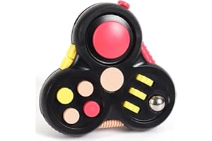 Yiran Fidget Pad Toys with 13 Functions, Controller Stress Reducer,Fidget Dice Cube Relieve Anti-Anxiety Depression Spinner for Relief,Anxiety,ADHD, Autism Kids Adult