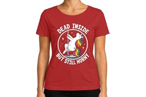 Dead Inside But Still Horny Unicorn Pole Dance T-shirt för kvinnor