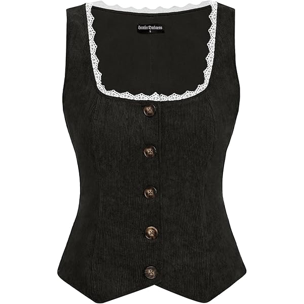 Corpetto Tradizionale Bavarese Luise - Jacquard E Raso, Grigio/Rosa Antico, Allacciatura Frontale, Per Festività - Foto 2