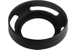 vhbw Dispositif Pare-Soleil Noir 58mm en métal pour Appareil Photo Fuji/Fujifilm XF 14 mm F2.8 R, Fuji/Fujifilm XF 18-55 mm F2.8-4 R LM OIS.