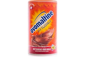 ‎OVOMALTINE Ovomaltine Kakao-Pulver mit dem einzigartigen Geschmack nach Malz und hochwertigem Cacao, nachhaltig - für heiße Schokolade, 500 g