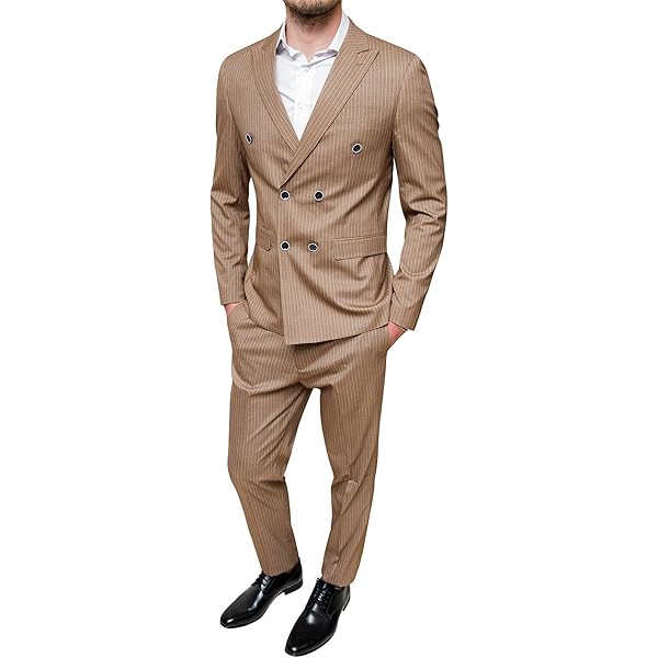 Abito Elegante Uomo Ciabalù - Smoking Doppiopetto Per Cerimonie - Foto 9