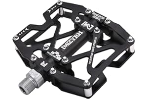 MZYRH Mountainbike Pedale, ultrastarke Bunte CNC Aluminiumlegierung maschinell bearbeitet 9/16 "Radversiegelung 3 Lager reiff