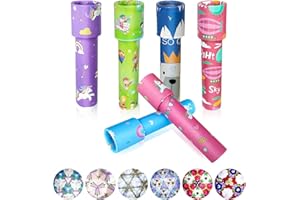ARTGHJL 6 PCS Klassisches Kaleidoskope, Kaleidoskop Kinder, Vintage Retro-Kaleidoskope Lernspielzeug für Kindergeburtstag, Neujahr, Weihnachten, Vorratsfüller, Schule, Klassenzimmer, Zufällige Farben