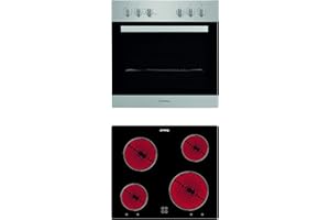 Privileg SET PV500 IN Herd-Kochfeld-Kombination/A / 60 cm/Garraumvolumen 65 L/Umluftherd mit 5 Funktionen/Hydrolyse-Reinigung