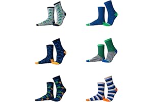 Leo & Emma Set di calze 6 paia per bambini di diverse taglie e modelli